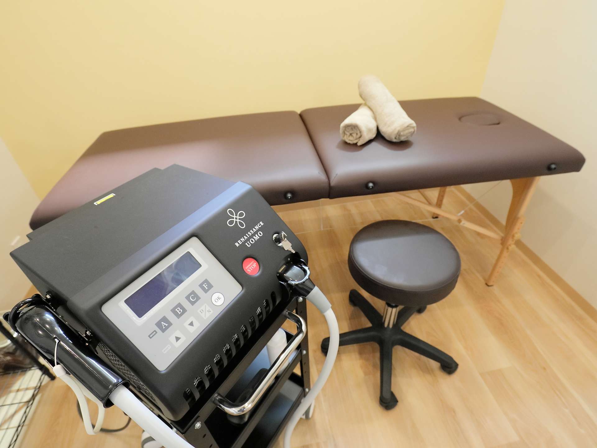 個室のエステ(脱毛)ルーム